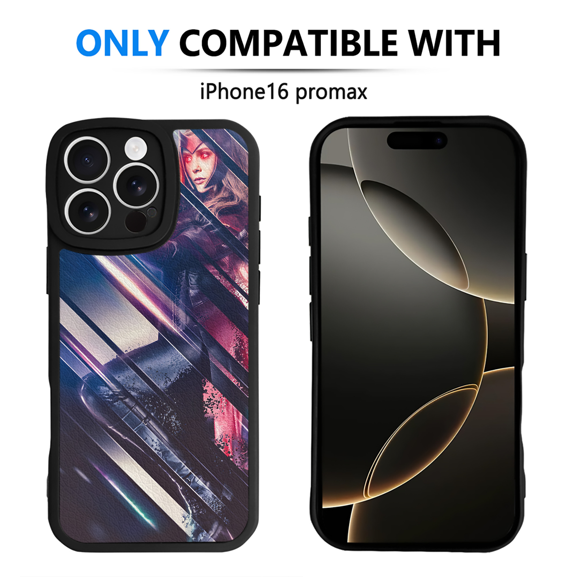 （画像用） アベンジャーズ The Avengers 【iPhone 16シリーズ対応】シリコンスマホケース（レザー調） 材質：シリコン